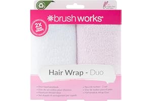 BRUSHWORKS Invogue Hair Wrap, 2 sztuki