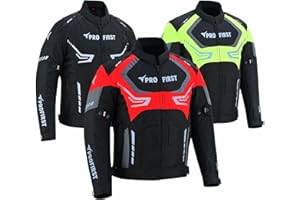PROFIRST Motorbike Men’s Riding Jacket Motorcycle Jacket for Men Waterproof Protective Biker Jacket CE Armored Protection