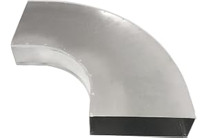 Intelmann platt kanalbåge 140 mm horisontell 90° för platt kanal (100 140 180 220 300)