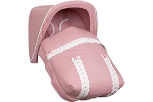 BABYLINE Saco Portabebé Universal PIQUE ROSA ALTA GAMA+ Capota de Regalo + cubre arnés de regalo!!!!