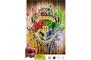 MISHBAY Diamond Painting Harry Potter - Peinture Diamant 30x40cm - Diamond Painting Adulte - 5D Diamond Painting Kit Complet - DIY Point de Croix Deco