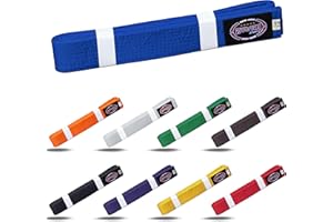 Farabi Sports Ceinture de karaté Plusieurs Couleurs Ceintures de karaté Judo Karaté BJJ Arts Martiaux Ceintures de Taekwondo
