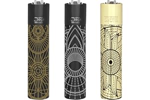 KSP PARTNERS LTD E-COMMERCE 1 X CLIPPER LIGHTER [Limited Edition] MYSTICAL SHINE Metal Clipper Lighter with Case