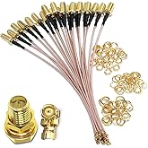 TUOLNK RP-SMA to IPX Cable IPX UFL to RPSMA Female Pigtail Coaxial Cable for Wifi Router Mini PCI RP SMA to IPX Coax Cable 6i