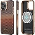 Pitaka for iPhone 16 Pro Max Case Compatible with MagSafe, Shockproof Case iPhone 16 Pro Max, 1500D Aramid Fiber and TPU Combined [Military Grade Protective Case] (Sunset)