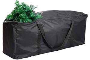 BRAMBLE Grand Sac de Rangement, 135x39x54cm - Oxford 600D Solide, Résistant & Êtanche - Polyvalent pour Sapins de Noël Artificiels (Jusqu'à 9 Pieds), Décorations, Vêtements, Literie & Plus