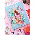 Doodle B5 Undated Yearly Planner - Start Anytime of the Year | 208 Pages | 12 Monthly Planners | 16 Activity Pages | 240 Sticker | 4 Notecards | 4 Quote Cards - 2025 Planner (Flowing Thoughts)