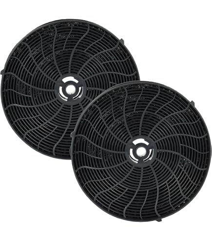 vhbw 4x filtro de carbón activado compatible con AEG DVE5671HG, DVB5860B, DVB5870B, DGB2531M