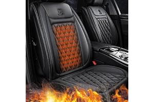 ZIROXI Sitzheizung, Einstellbare Temperatur 12v-24v Sitzauflage Mit Heizung, Universeller Komfort Autositzheitzung, für Reisen Geeignet,A-1Packung