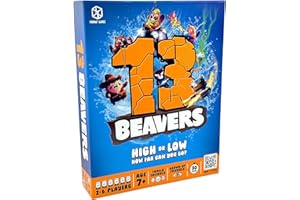 FORMAT GAMES 13 Beavers - Fun Family Board Game for Kids & Adults - 2–6 Players, Ages 7+ - Quick-to-Learn River Adventure of Strategy, Luck & Laughter for Game Nights & Holidays
