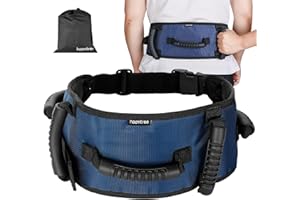 HOOMTREE Gait Belt Transfer Belts with Padding Handle,Transfer Belts for Lifting Seniors with One-Click Buckle,Medical Nursing Gait Belt for Patient Assist - Pediatric, Elderly, Handicap, Physical Therapy