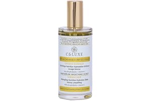 CELUXE Sérum lissant cheveux : tous types de cheveux aux phospholipides, kératine protégée, Vegan, sans silicones : lissage, nutrition, hydratation, brillance, démêlage, protecteur thermique 50ml.