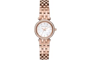 Michael Kors Orologio Darci per donna, Movimento al quarzo a tre lancette in oro rosa con cinturino in acciaio inossidabile