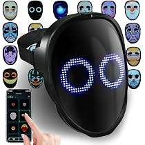 Buy AIGLUN LED Mask with Gesture Sensing, LED Face Transforming ...