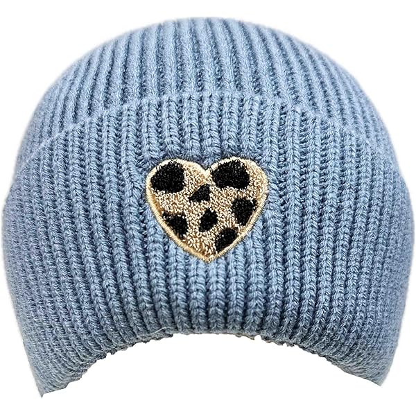 Ziona Damen Strickmütze Mit Herzmotiv - Kuschelig Warm Für Herbst & Winter