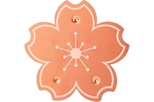 Sinbana Kupferscheibe für Vogeltränke, 10cm Durchmesser Blumenförmig Vogelbad Kupfer Reinigungsscheibe für Physikalisch Sicheres Sauberes Wasser und Freien Birdbath Tablett Reinigung