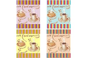 Energy Colors Textil Hogar - Original - Paños de Cocina Rizo Extra Absorbentes Gran Tamaño 50 x 50 cm (Tarros Algodon, 6)