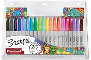 Sharpie markery permanentne | końcówka fine | wybór kolorów | opakowanie 20 szt.
