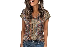 Zeagoo Satin Bluse Damen V Ausschinitt Cap Ärmel Silk Tops Elegant Kurzarm Business Shirts Sommer Seide Tshirt Blouse S-XXL