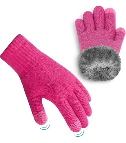 Gants D'Hiver Enfants Écran Tactile – Chaussettes Antidérapantes, Chauds Et Respirants Pour Ski, Vélo, Running, Football