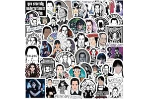 HNTR Wednesday Stickers | 50 Adorable and Spooky Decals