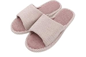 AIOTIO Bequemer beiläufiger Baumwollflachs-Anti-RutschSlipper der Frauen und der Männer Innen- und Gebrauch im Freien