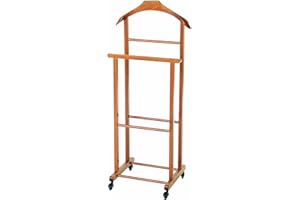 Valdomo 150/12 Doppio Indossatore da Camera, Legno, Marrone (Noce)