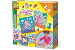 SES Creative 14027 Einhorn Riesenedelstein-Diamanten Mosaike, Mehrfach