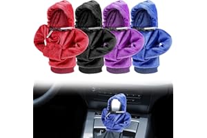 UIRHEURD 4Pcs Schaltknauf Abdeckung Schalthebel Hoodie kreativer Hoodie Auto Schaltknauf Abdeckung Schaltknauf Hoodie staubdichter Schutz Sweatshirt Schaltknauf Hoodie für Universal Gear Shifter