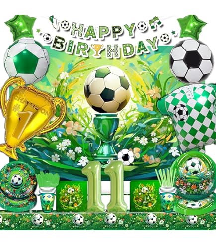 Fournitures De Décoration De Fête De Football, Y Compris