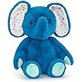 B. toys softies- 12" Plush Blue Elephant – Stuffed Animal – Soft & Cuddly Toy- Washable- Baby, Toddler, Kids- Happy Hues- Ellie-Berry- 0 Months +