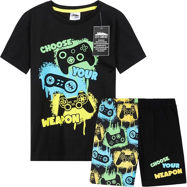 Fortnite Kids-Pyjama – Durr Burger Beef Boss Motiv, 100% Baumwolle, Offizielles Merchandise Für 15-Jährige
