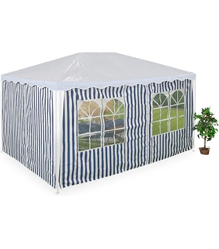 Tende Trasparenti Impermeabili Per Esterno - Pannello Laterale In Telone Grigio Con Cerniera 0,3mm - Per Pergola, Gazebo, Terrazzo - 4x2,1m (13.1x6.9ft) - Protezione Da Vento E Pioggia