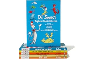 Dr. Seuss's Beginner Book Boxed Set Collection: The Cat in the Hat; One Fish Two Fish Red Fish Blue Fish; Green Eggs and Ham; Hop on Pop; Fox in Socks