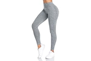 Yaavii Women Yoga Leggings Seamless High Waisted Tummy Control Yoga Pants for Gym Running Workout