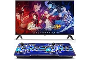 Hugawelo 26800 in 1 Pandora Box Arcade Console, Plug and Play Video Games, 1280X720 Display, 3D Games, Search/Save/Hide/Pause, 1-4 Players