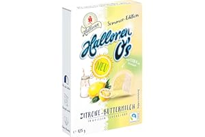 ‎HALLOREN Halloren O's • Gefüllte Schokoladen O's • Sommersorten • 125g (Zitrone & Buttermilch)