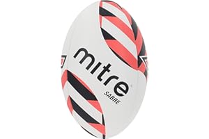 ‎MITRE Mitre Unisex-Adult Sabre D4p Rugby-Ball | Extrastarkes Futter | Volle Gewicht | Sehr Beliebt Rugbyball