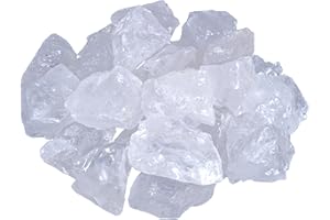 LEBENSQUELLE PLUS Pietre grezze non trattate in cristallo di rocca, 100% naturali, da 300 grammi, fonte di vita