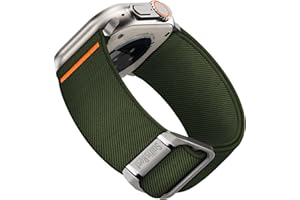Suitisbest Pasek kompatybilny z Apple Watch Ultra 49 mm, 44/45/42 mm, elastyczny, nylonowy pasek zamienny do iWatch serii Ultra 8, 7, 6, 5, 4, SE