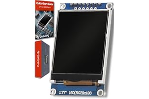 ‎AZDELIVERY AZDelivery 1,77 Zoll SPI TFT Display 128x160 Pixel ST7735 2,7V – 3,3V kompatibel mit Arduino und Raspberry Pi inklusive E-Book!