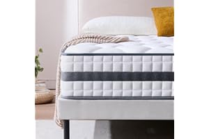 Twirest Double Mattress, Hybrid Memory Foam and Spring Mattress, Zonal Support, Decompression, Medium Firm, Soft and Breathable Cloth, Rolled-in-Box, 135x190x22cm