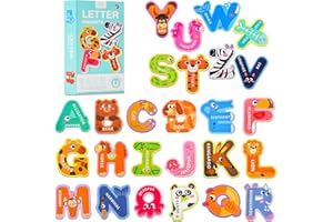 Felly lavagna magnetica per bambini - Magneti ABC per Frigorifero Educativi Ortografia Giochi di Apprendimento Giocattoli Set, Giocattolo Montessori Bambini 3,4,5 anni
