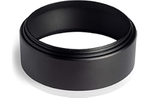 ARES FOTO Lens Hood. Pare-Soleil à Visser en Aluminium. pour Les objectifs avec Une focale de 35mm et Plus. pour Canon Sony Nikon Fujifilm Olympus Pentax Leica Samsung Panasonic Tamron Sigma (58mm)