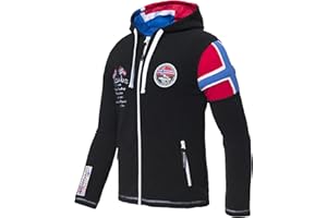 Nebulus Herren Fleecejacke KINLEY, warme Fleece Jacke, mit langem Full-Zip Reißverschluss