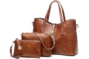 TcIFE Sac à Main Femme Sac Bandoulière Femme Ensembles de Sac Cabas