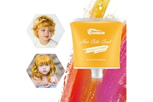 Temprary Hair Dye, Comblor Blonde Hair Dye for Dark Hair, Hair Chalks for Girls Wash Out Hair Colour Kids, Gifts for Birthday, Christmas, Halloween, Crazy Hair Day, Children's Day