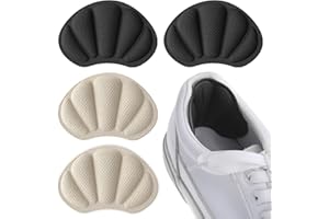 Molain 2 Paar Fersenpolster Für Zu Große Schuhe, Selbstklebende Schuhpolster Für Damen Und Herren Anti-Einlagen Gegen Herausrutschen Reiben