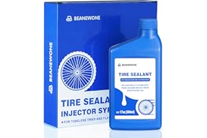 Beanewone Tubeless Tyre Sealant, 500ml Tubeless Sealant for MTB, Road, CX and Gravel Bicycle Tyres