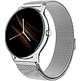 Noise Twist Go Round dial Smartwatch with BT Calling, 1.39" Display, Metal Build, 100+ Watch Faces, IP68, Activity Tracker, Oxymeter (SpO2), 24/7 Heart Rate Monitoring (Silver Link)